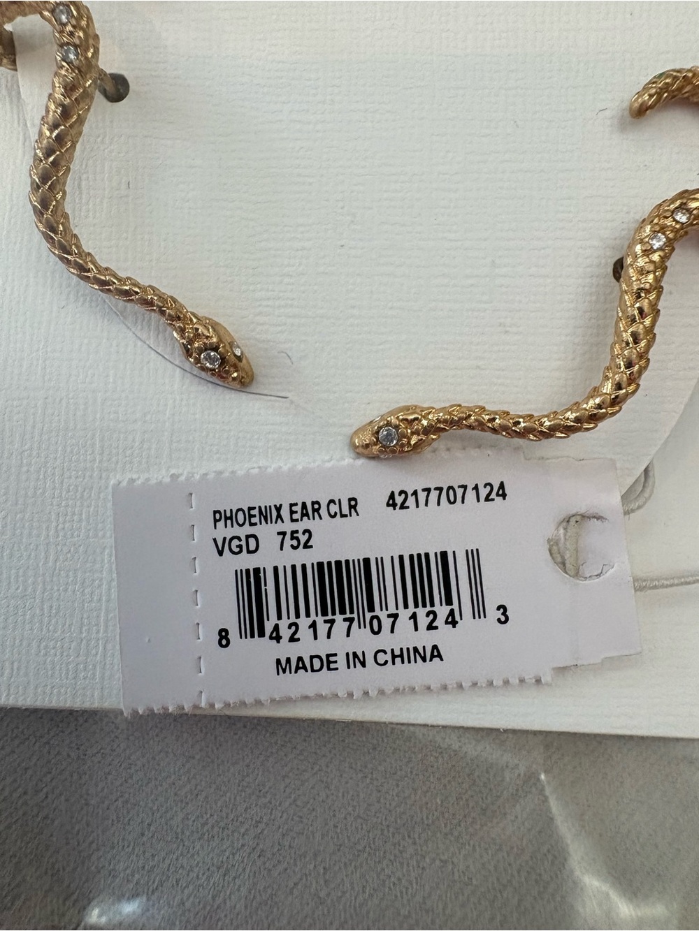 NWT Kendra Scott Phoenix Climber Snake Earrings